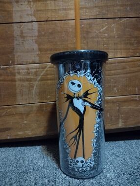 The Nightmare Before Christmas Jack Skellington Travel Tumbler 24 OZ